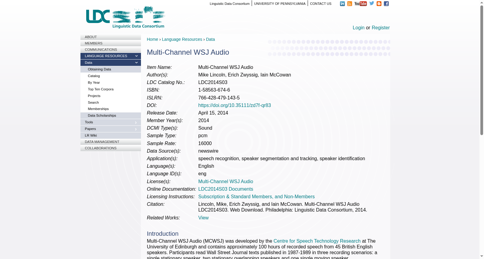 Multi-Channel WSJ Audio 数据集图片
