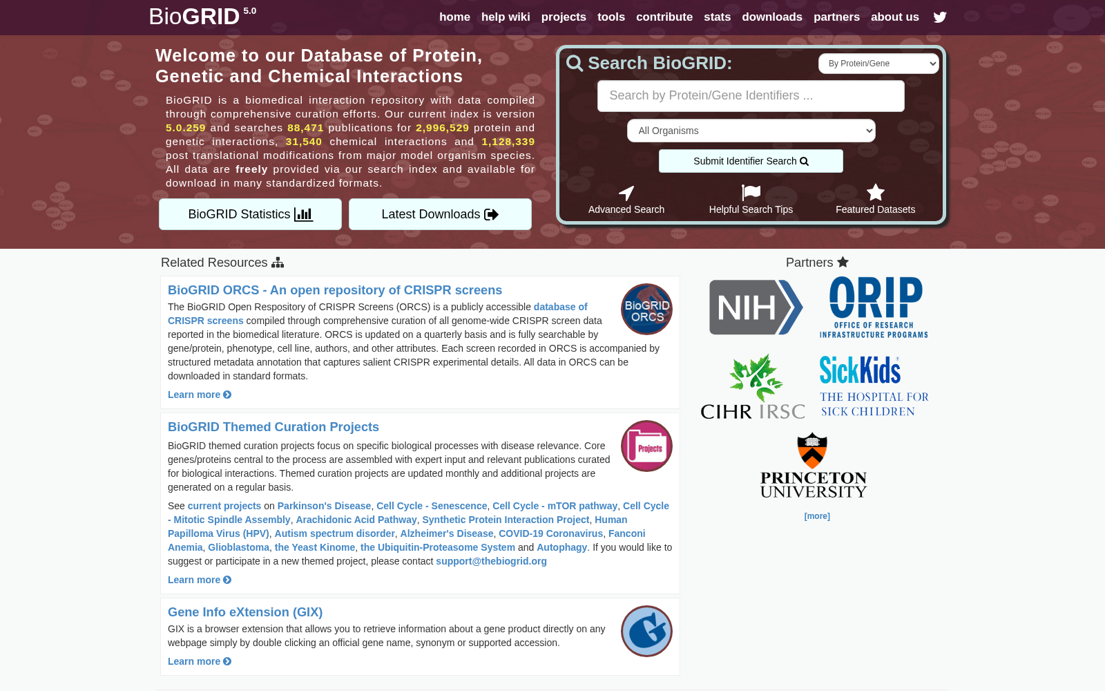 BioGRID 数据集图片