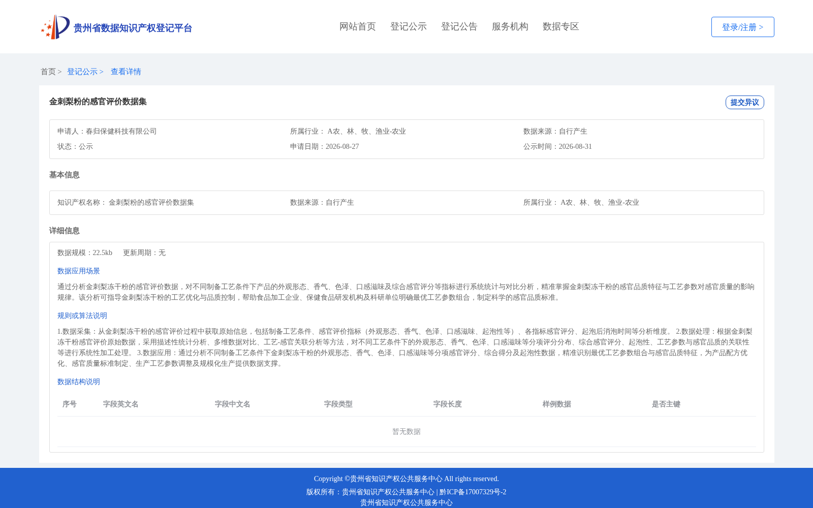 金刺梨粉的感官评价数据集 数据集图片