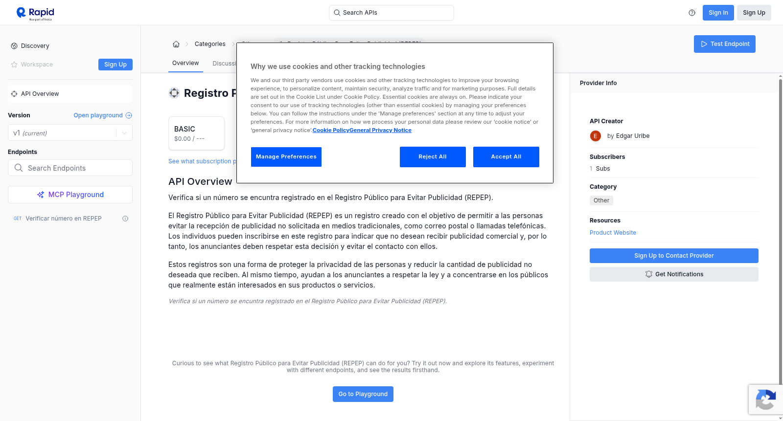 Registro Público para Evitar Publicidad (REPEP) 数据集图片