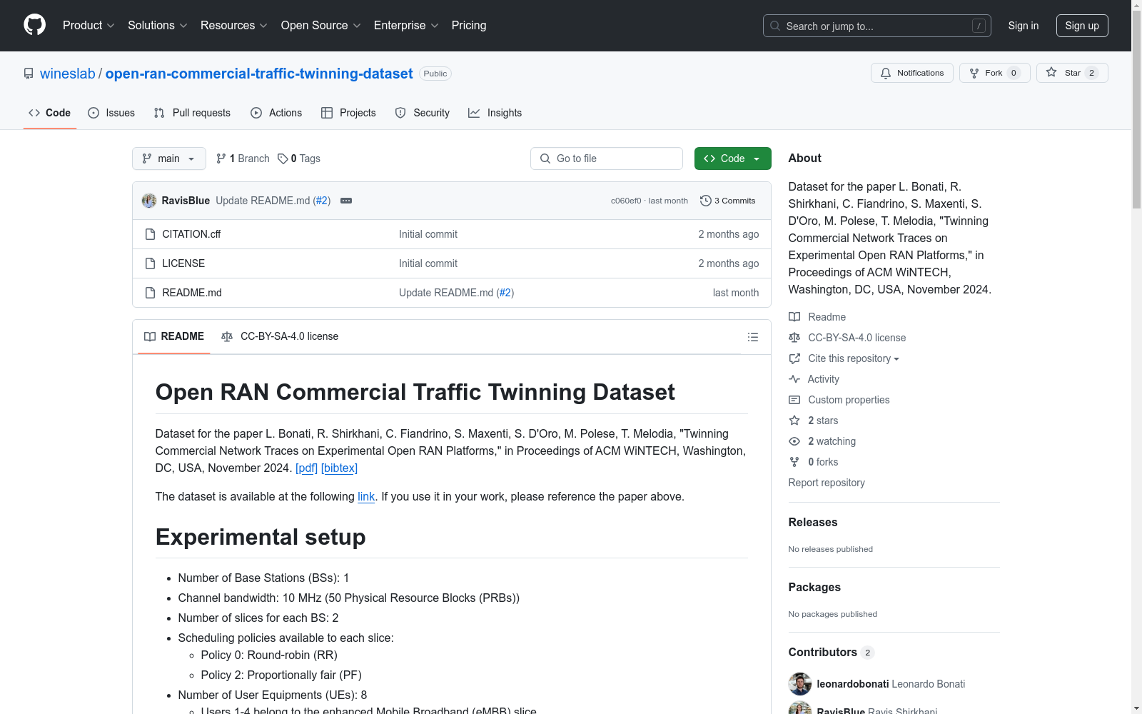 Open RAN Commercial Traffic Twinning Dataset 数据集图片