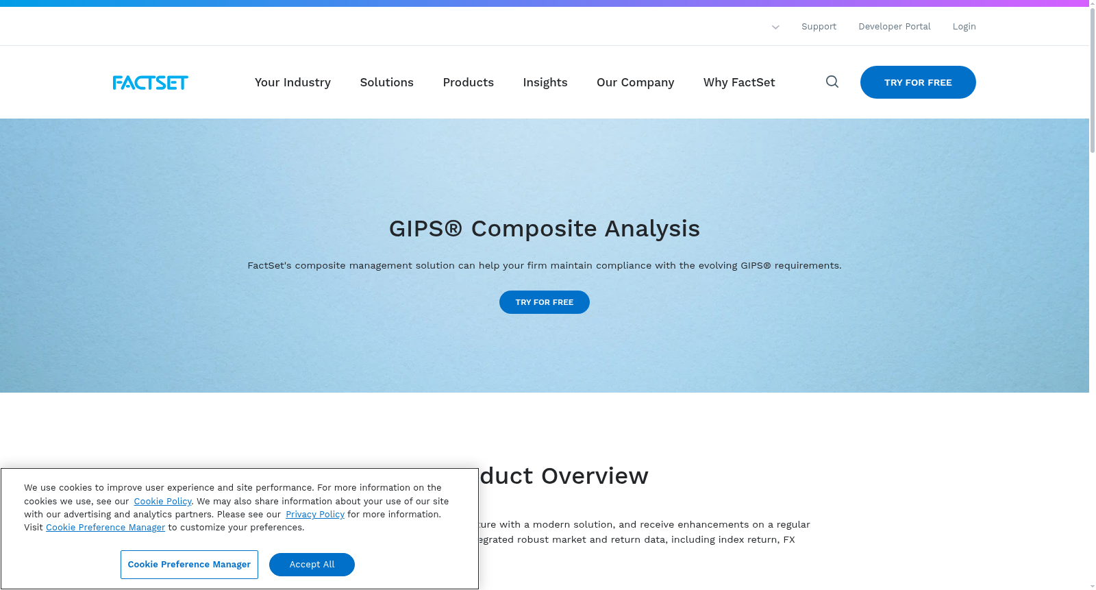 GIPS® Composite Analysis 数据集图片
