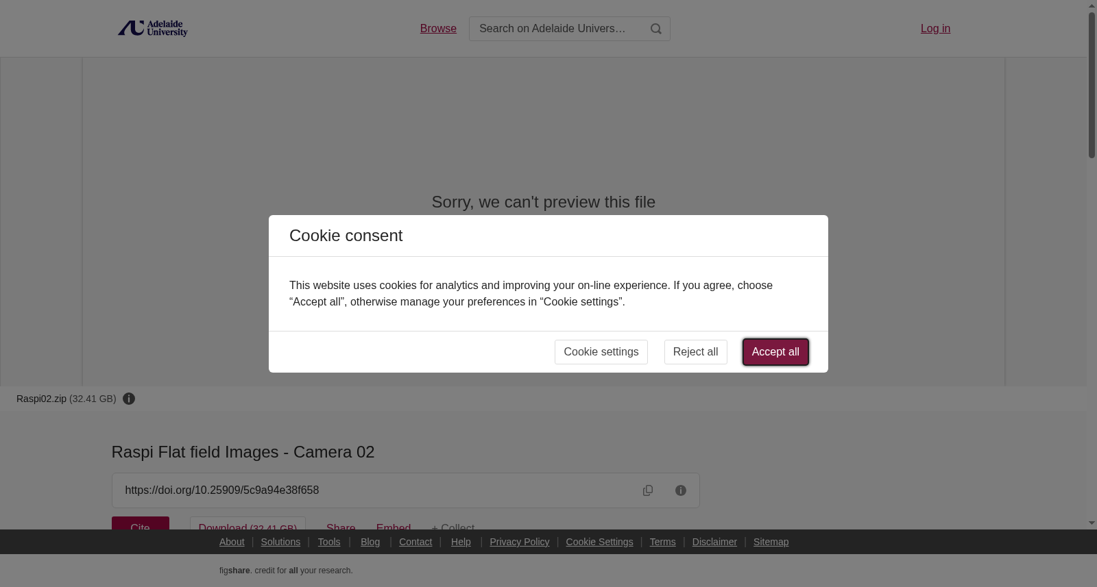 Raspi Flat field Images - Camera 02 数据集图片