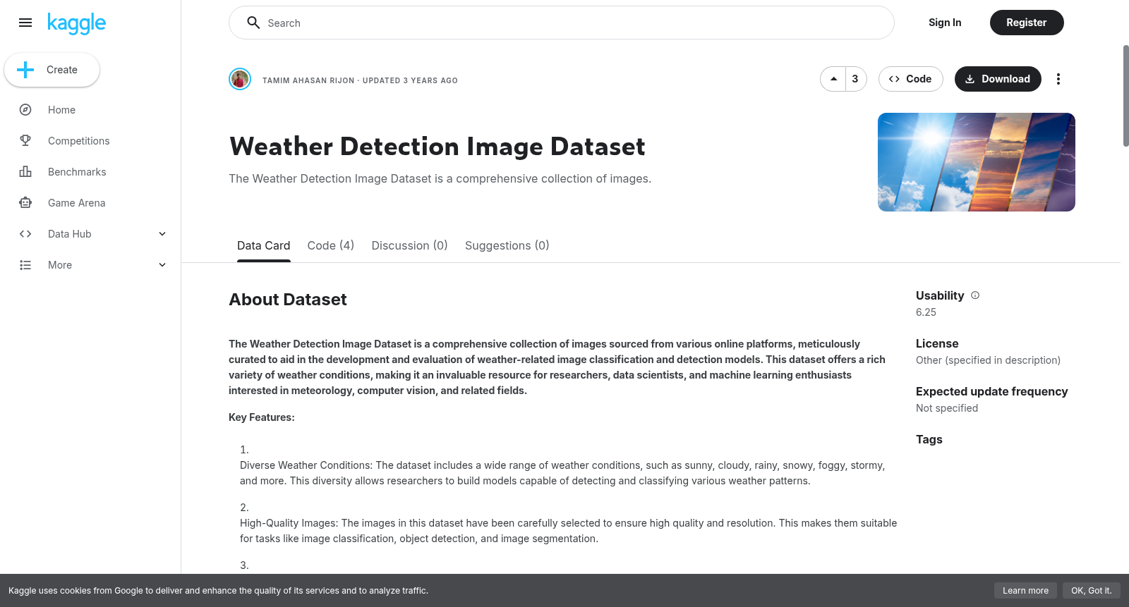 Weather Detection Image Dataset 数据集图片