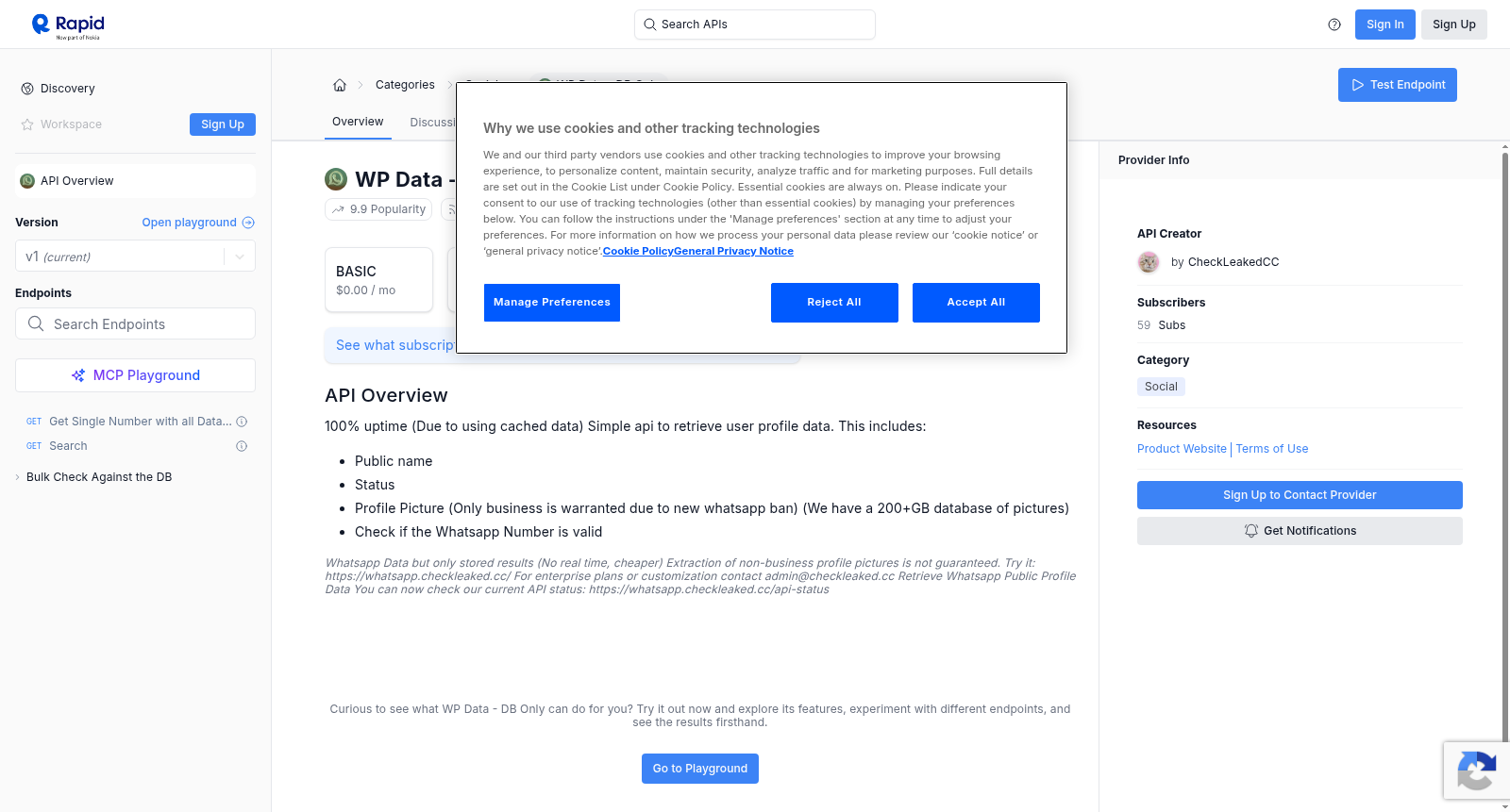 WP Data - DB Only 数据集图片