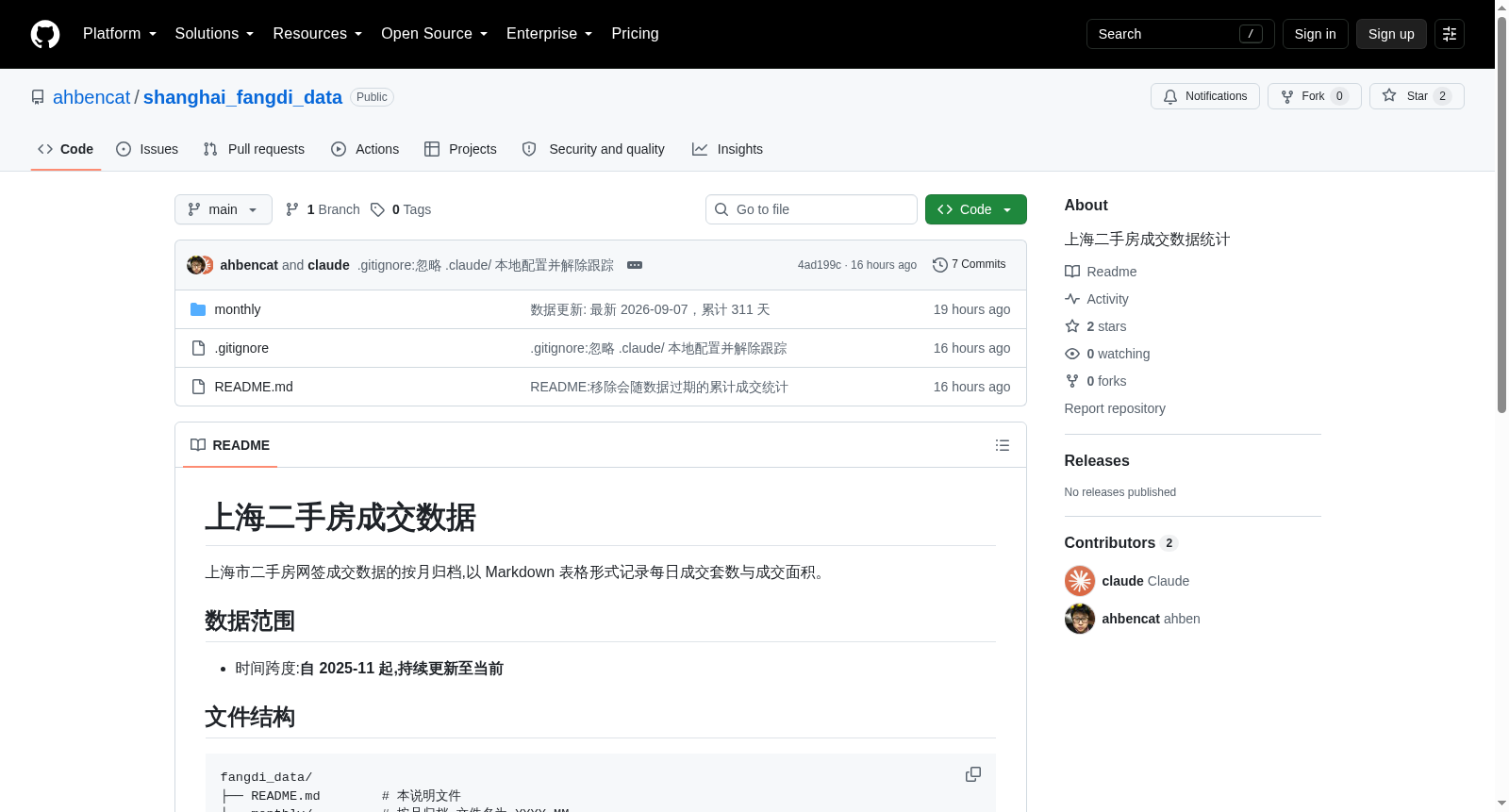 上海二手房成交数据 数据集图片