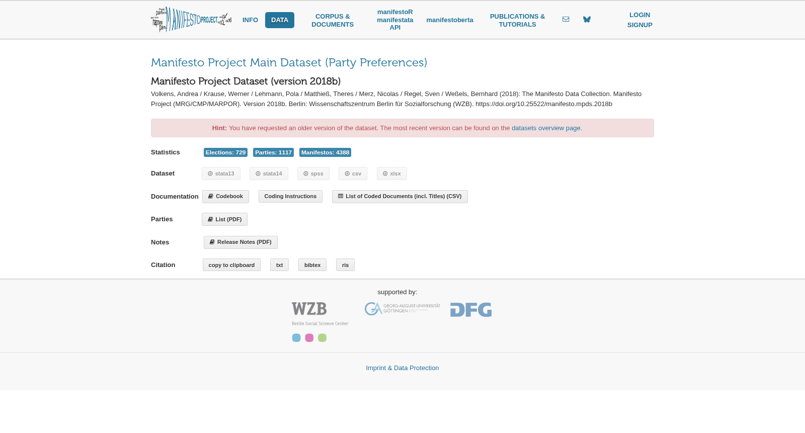 Manifesto Project Dataset 数据集图片
