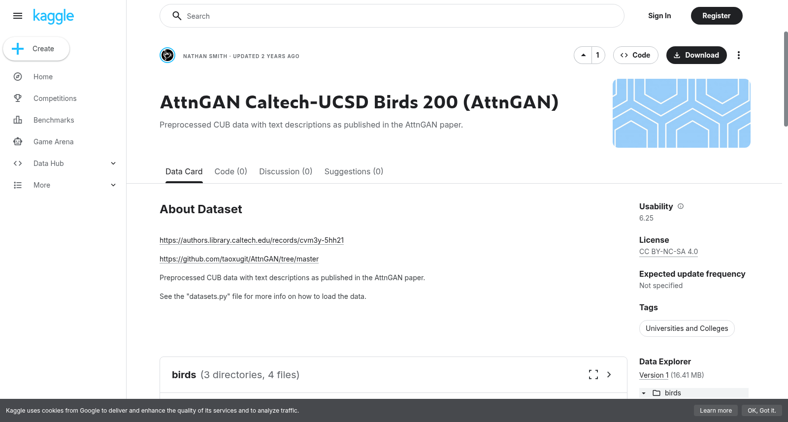 AttnGAN Caltech-UCSD Birds 200 (AttnGAN) 数据集图片