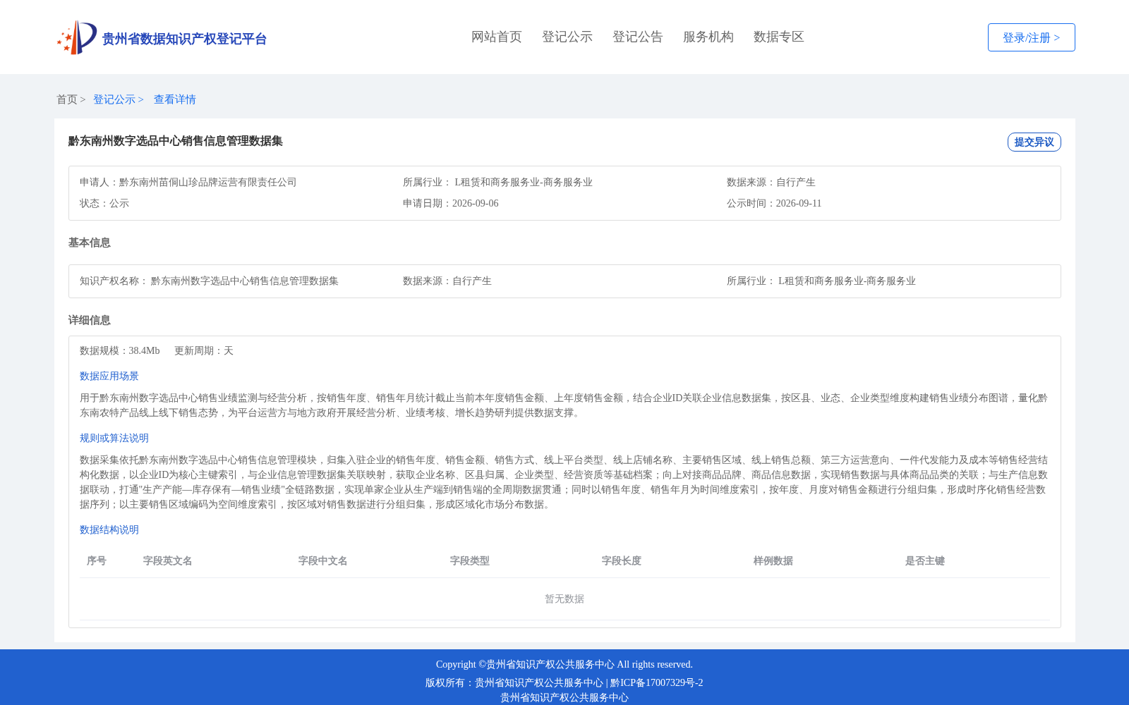 黔东南州数字选品中心销售信息管理数据集 数据集图片