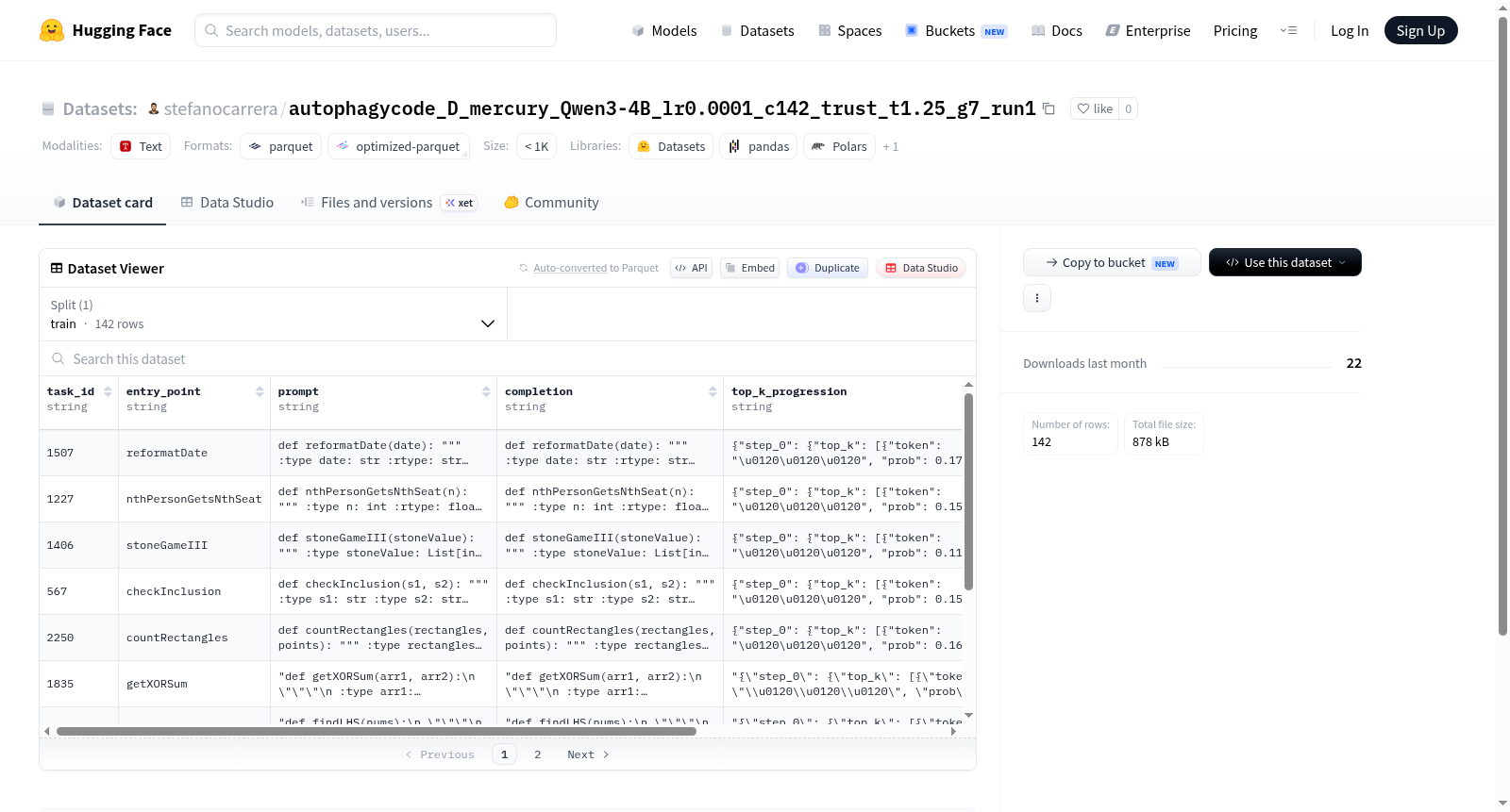 stefanocarrera/autophagycode_D_mercury_Qwen3-4B_lr0.0001_c142_trust_t1.25_g7_run1 数据集图片