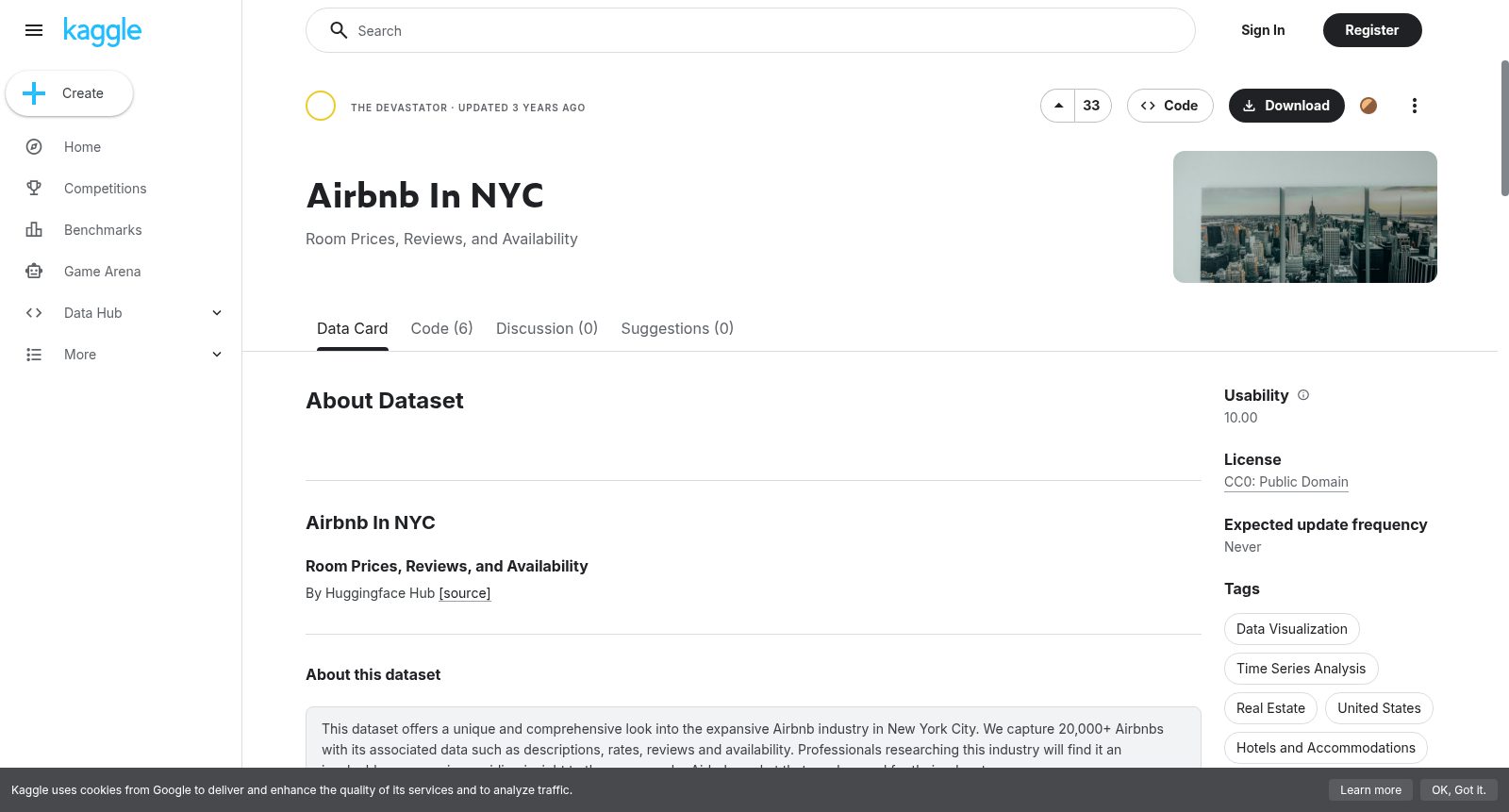Airbnb In NYC 数据集图片