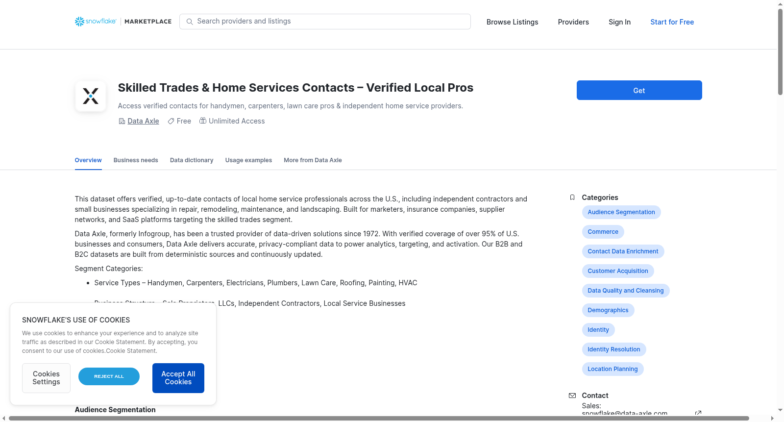 Skilled Trades & Home Services Contacts – Verified Local Pros 数据集图片