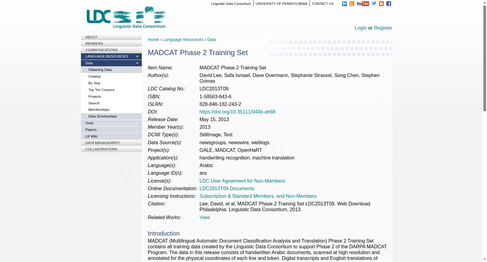 MADCAT Phase 2 Training Set 数据集图片