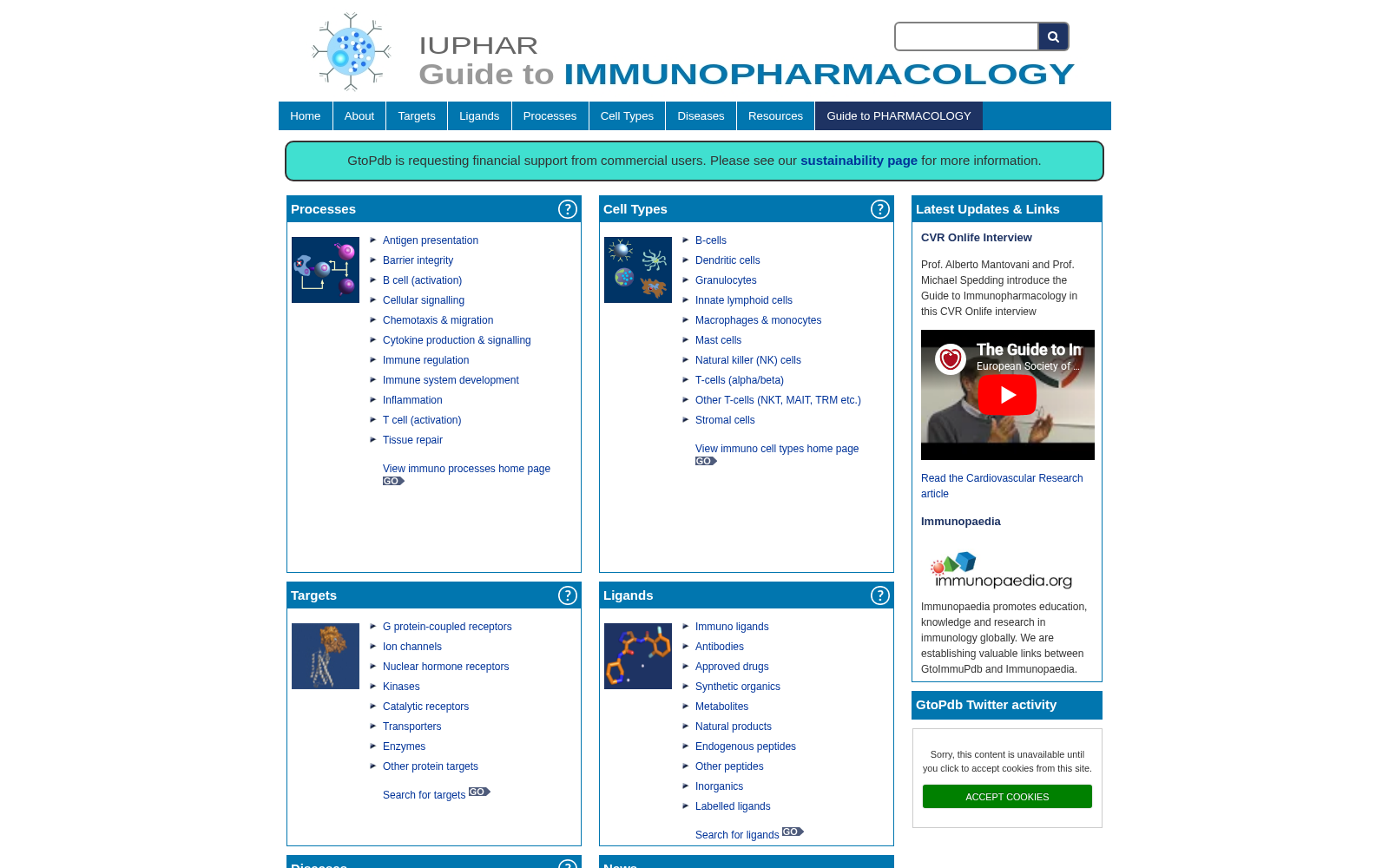 IUPHAR/BPS Guide to PHARMACOLOGY 数据集图片