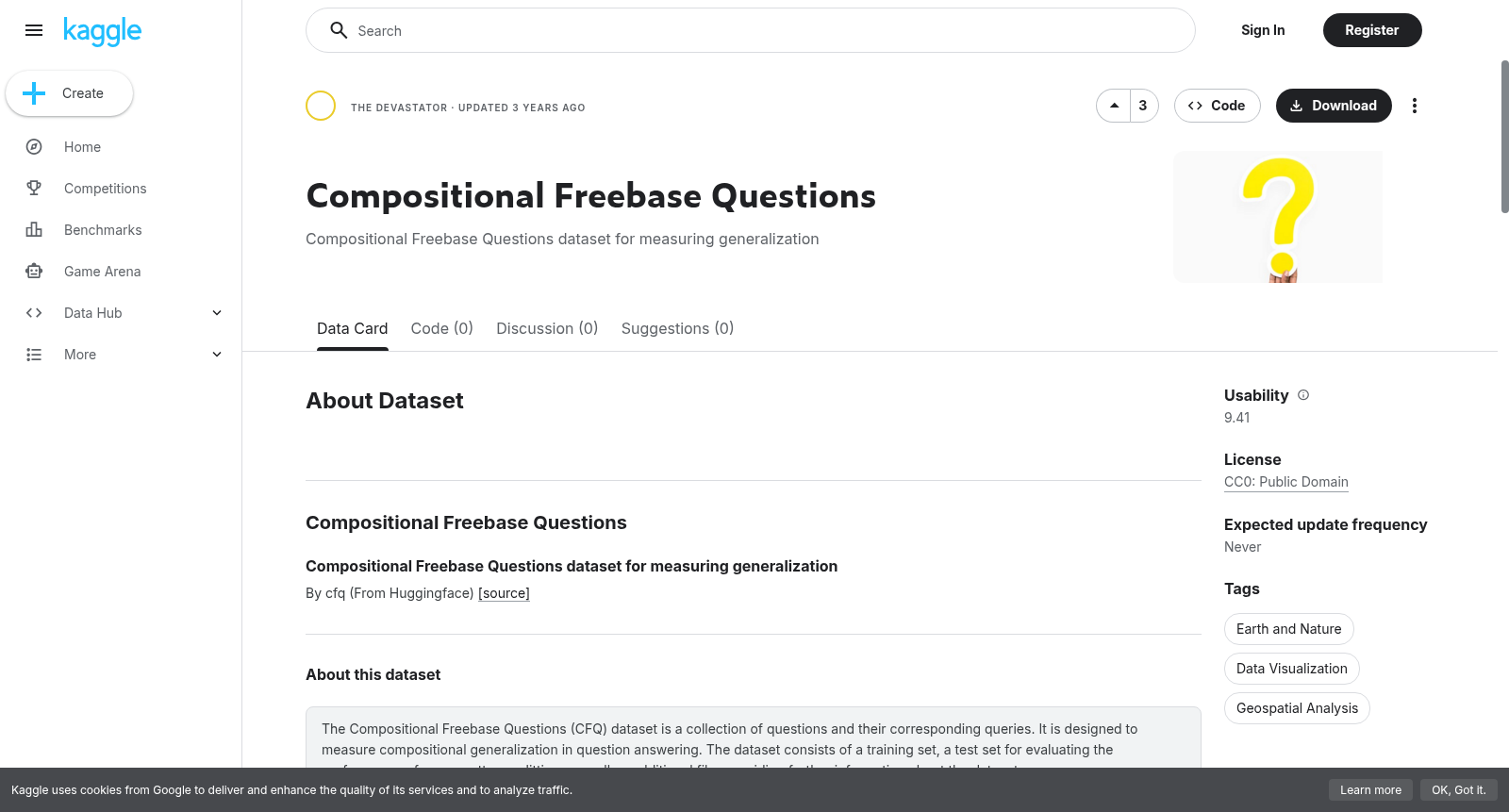 Compositional Freebase Questions 数据集图片