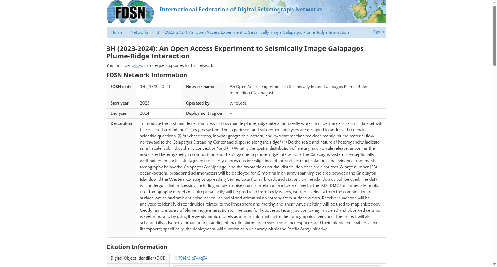 An Open Access Experiment to Seismically Image Galapagos Plume-Ridge Interaction 数据集图片