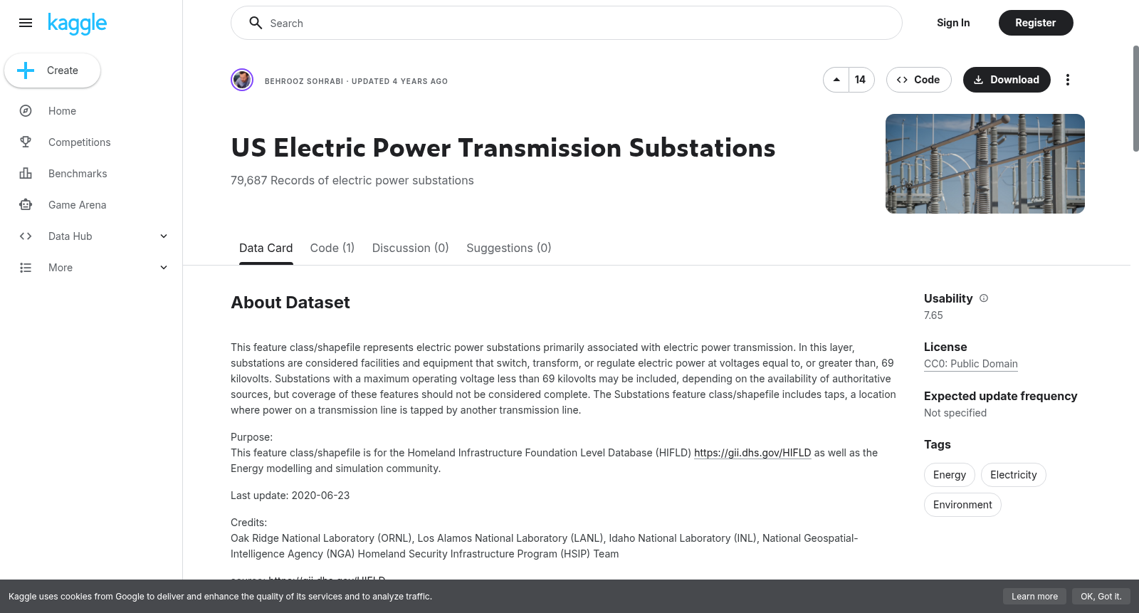 US Electric Power Transmission Substations 数据集图片