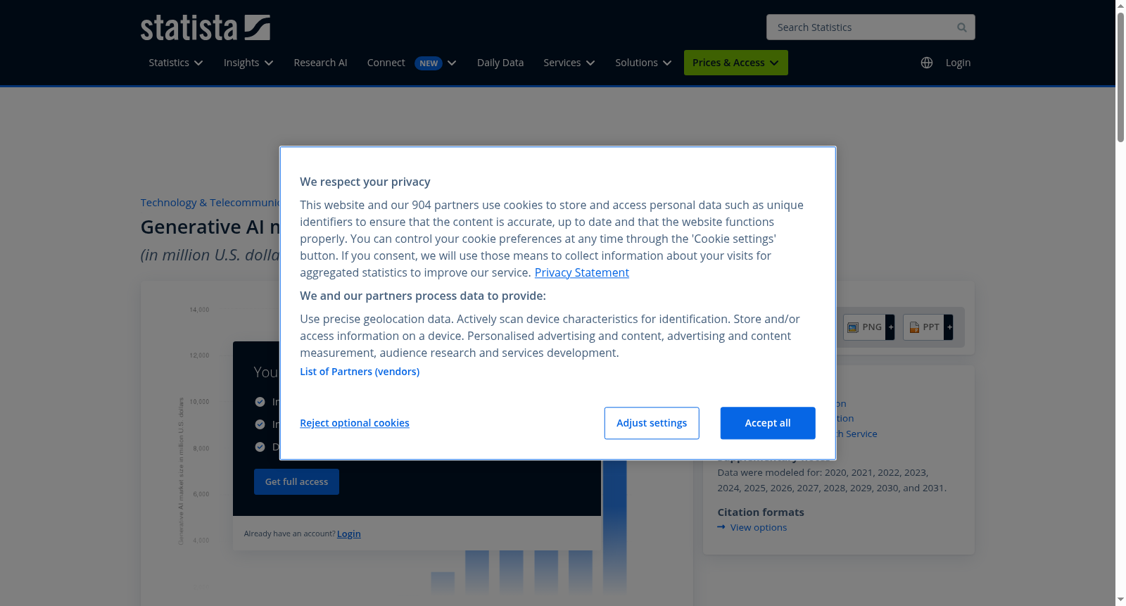 Generative AI market size Australia 2020-2030 数据集图片