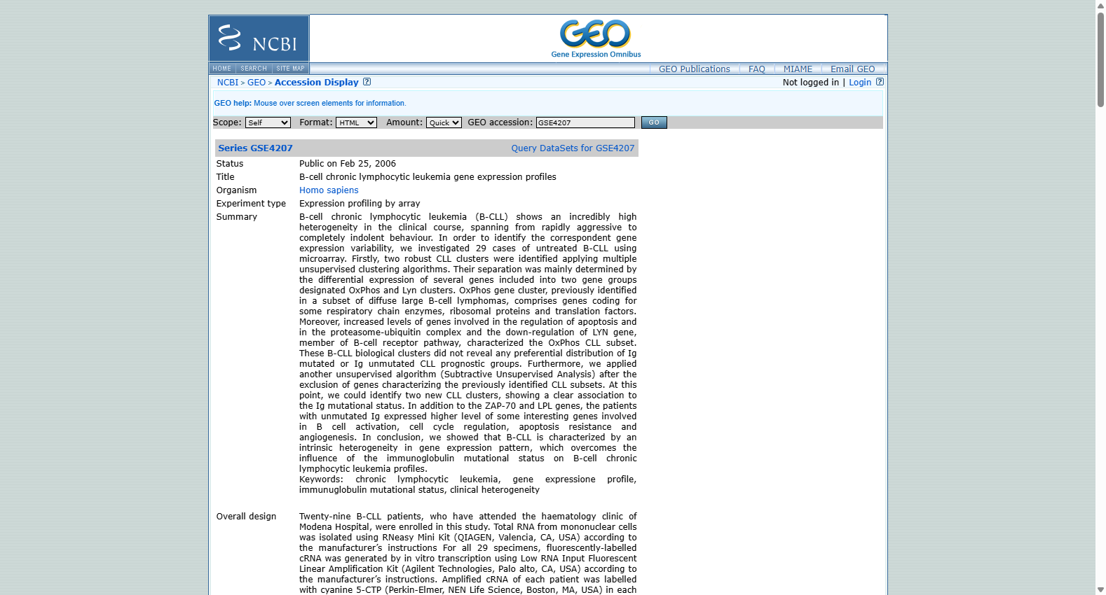 GSE4207