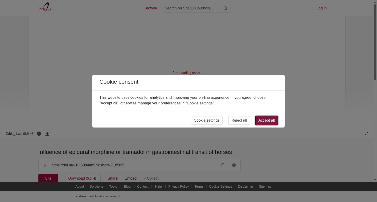 Influence of epidural morphine or tramadol in gastrointestinal transit of horses 数据集图片