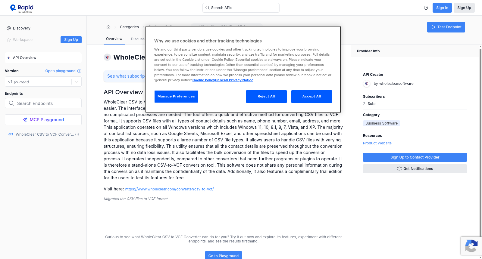 WholeClear CSV to VCF Converter 数据集图片