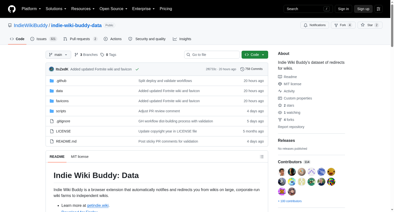 Indie Wiki Buddy Redirects Dataset 数据集图片
