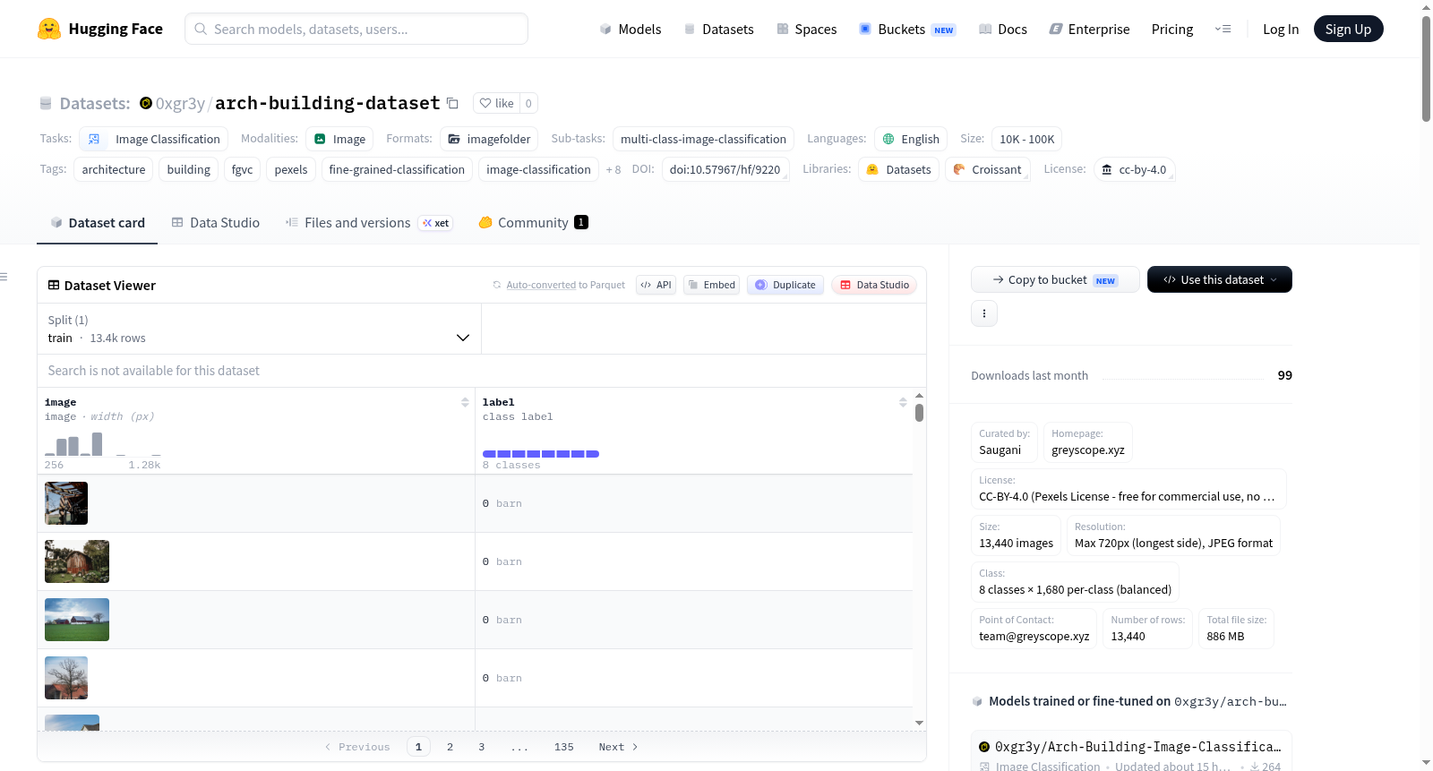 arch-building-dataset 数据集图片