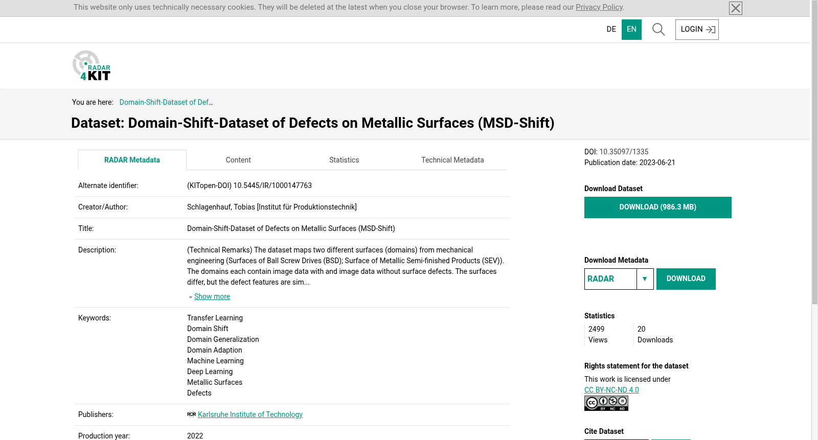 Domain-Shift-Dataset of Defects on Metallic Surfaces (MSD-Shift) 数据集图片