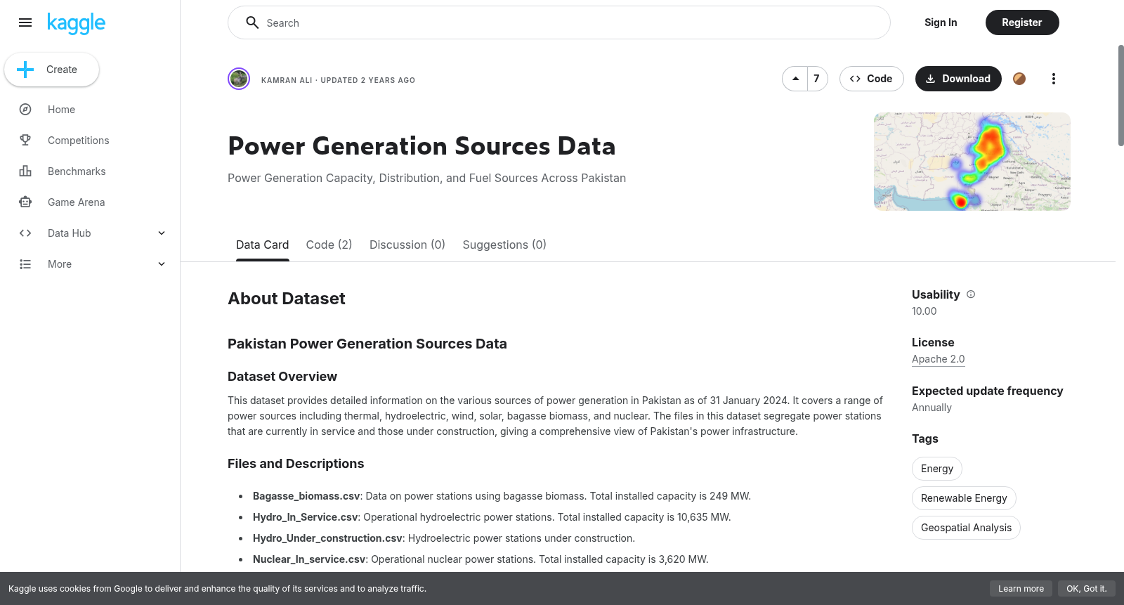 Power Generation Sources Data 数据集图片