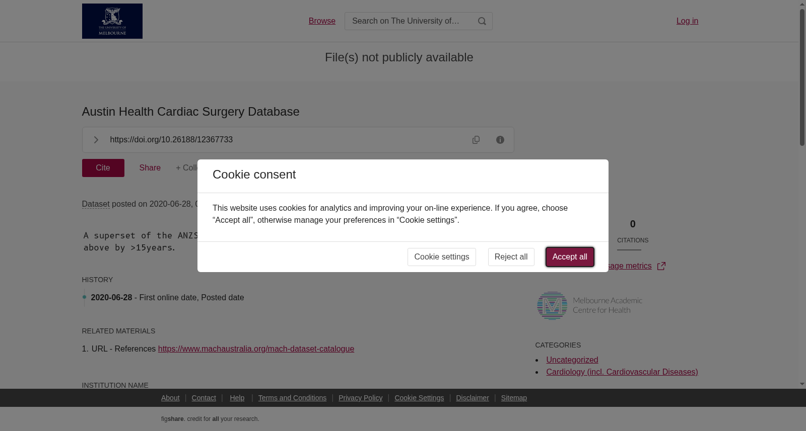 Austin Health Cardiac Surgery Database 数据集图片