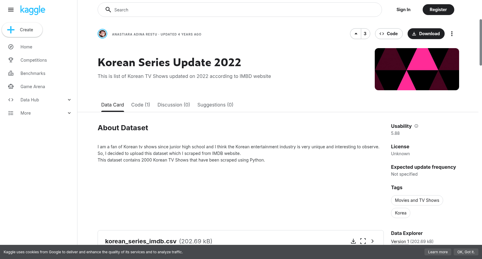 Korean Series Update 2022 数据集图片