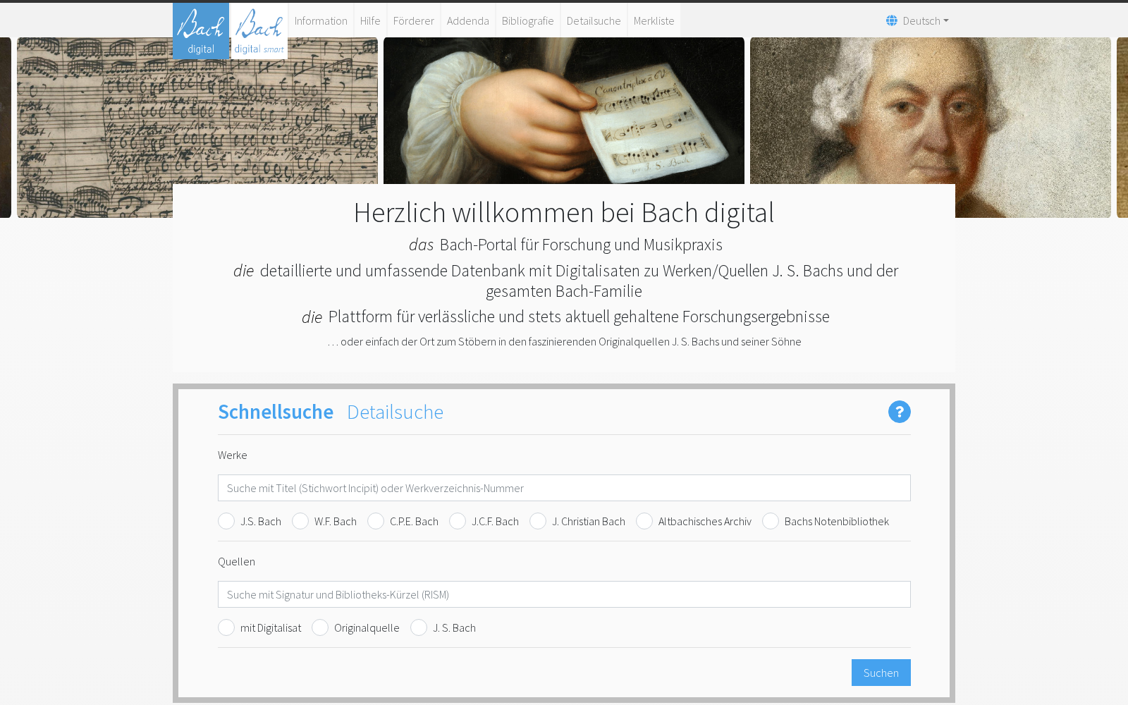 Bach digital 数据集图片