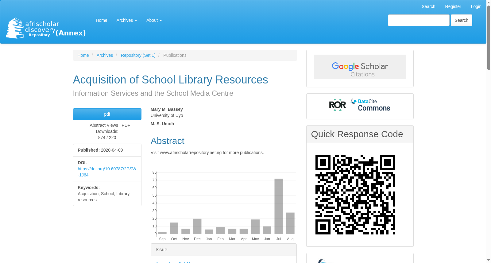 Acquisition of School Library Resources 数据集图片