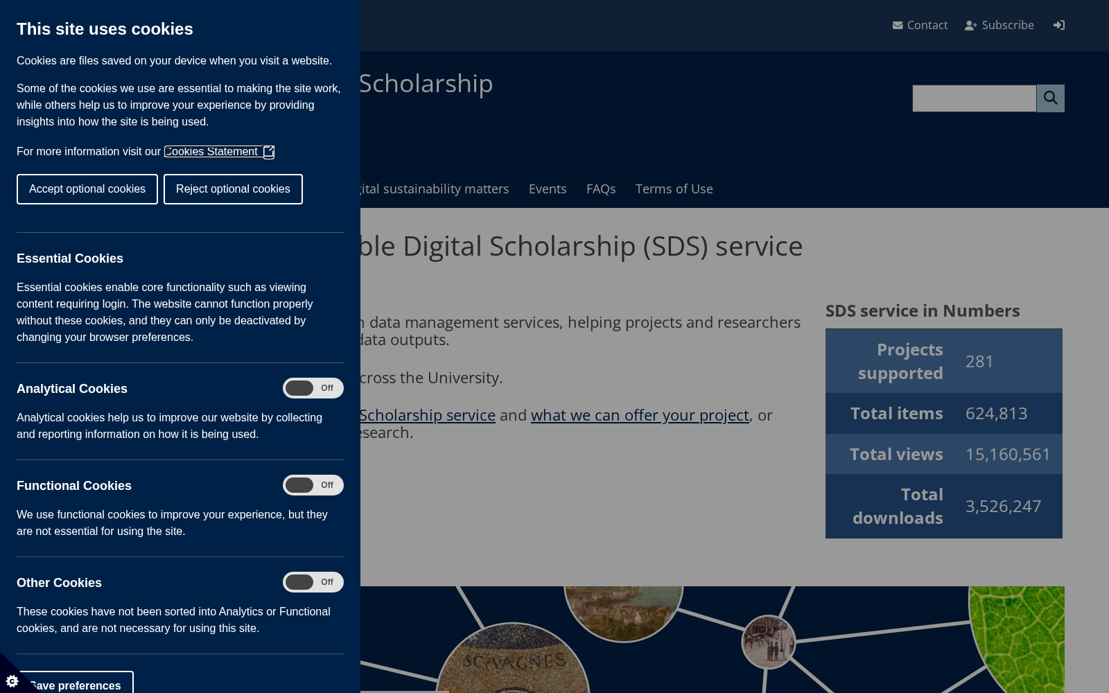 Sustainable Digital Scholarship service 数据集图片