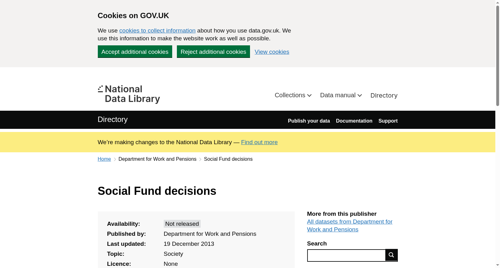 Social Fund decisions 数据集图片