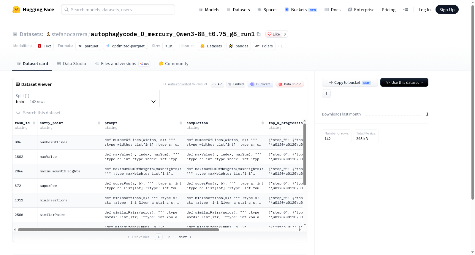stefanocarrera/autophagycode_D_mercury_Qwen3-8B_lr0.0001_c142_trust_t0.75_g9_run1 数据集图片