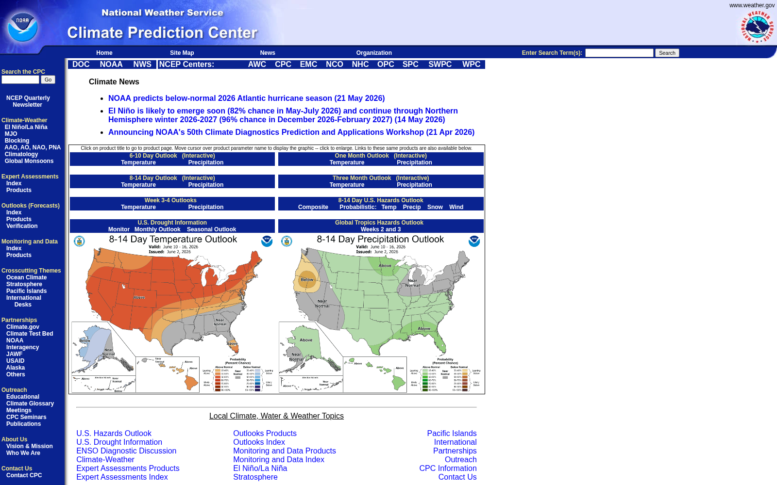 Climate Prediction Center 数据集图片