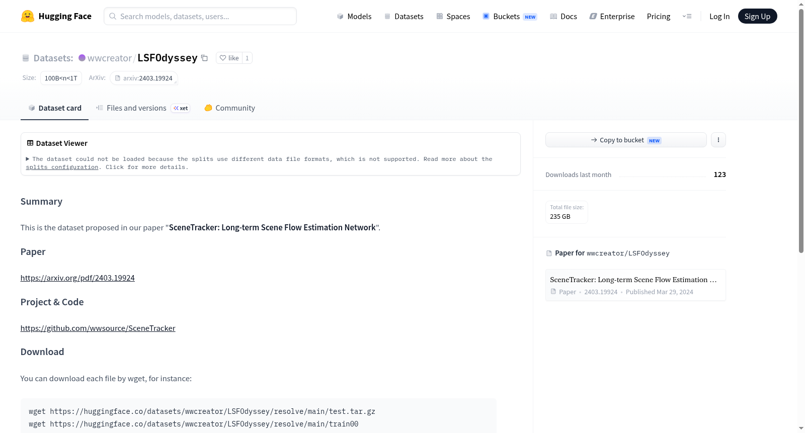 wwcreator/LSFOdyssey 数据集图片