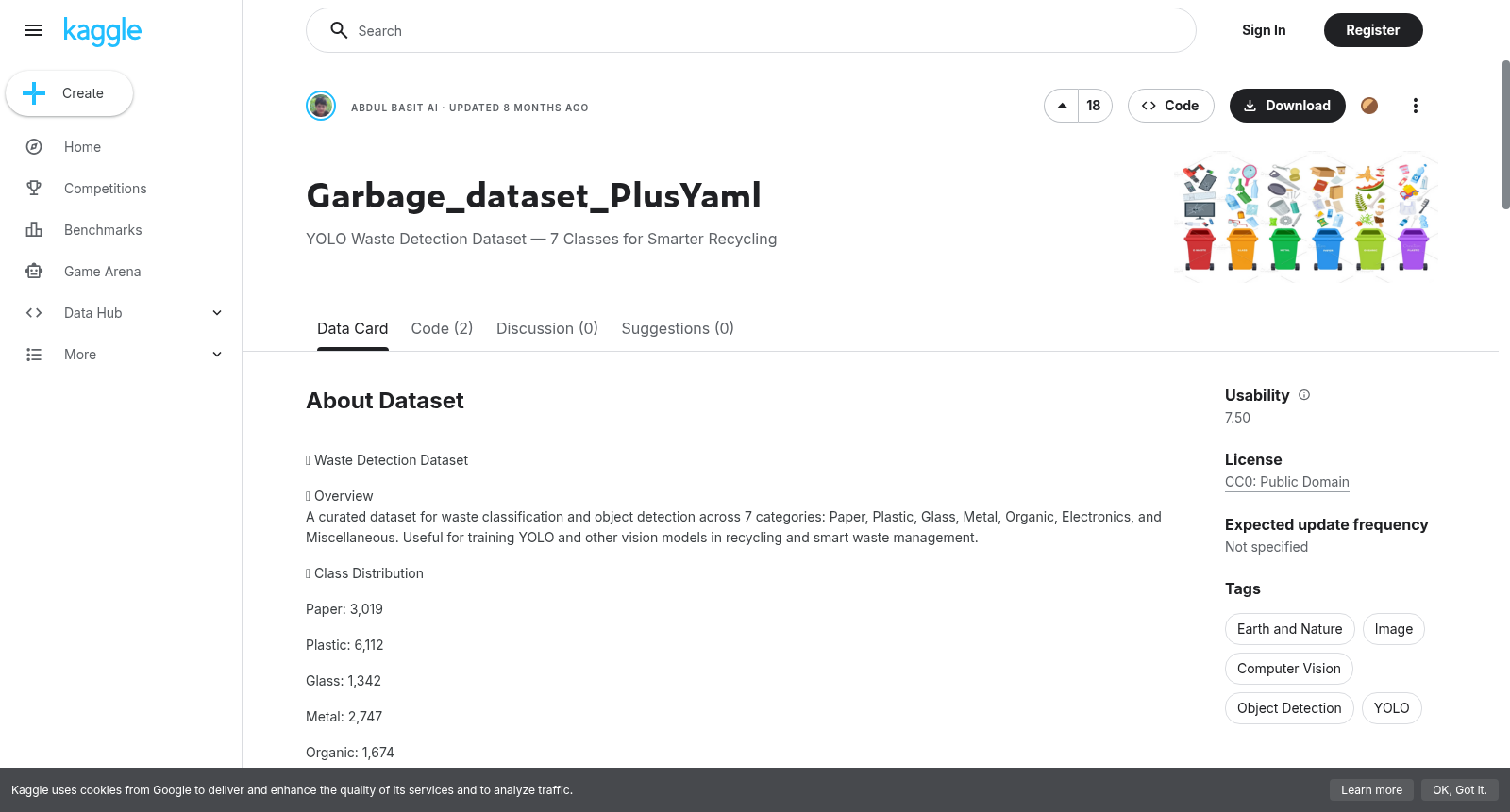 Garbage_dataset_PlusYaml 数据集图片
