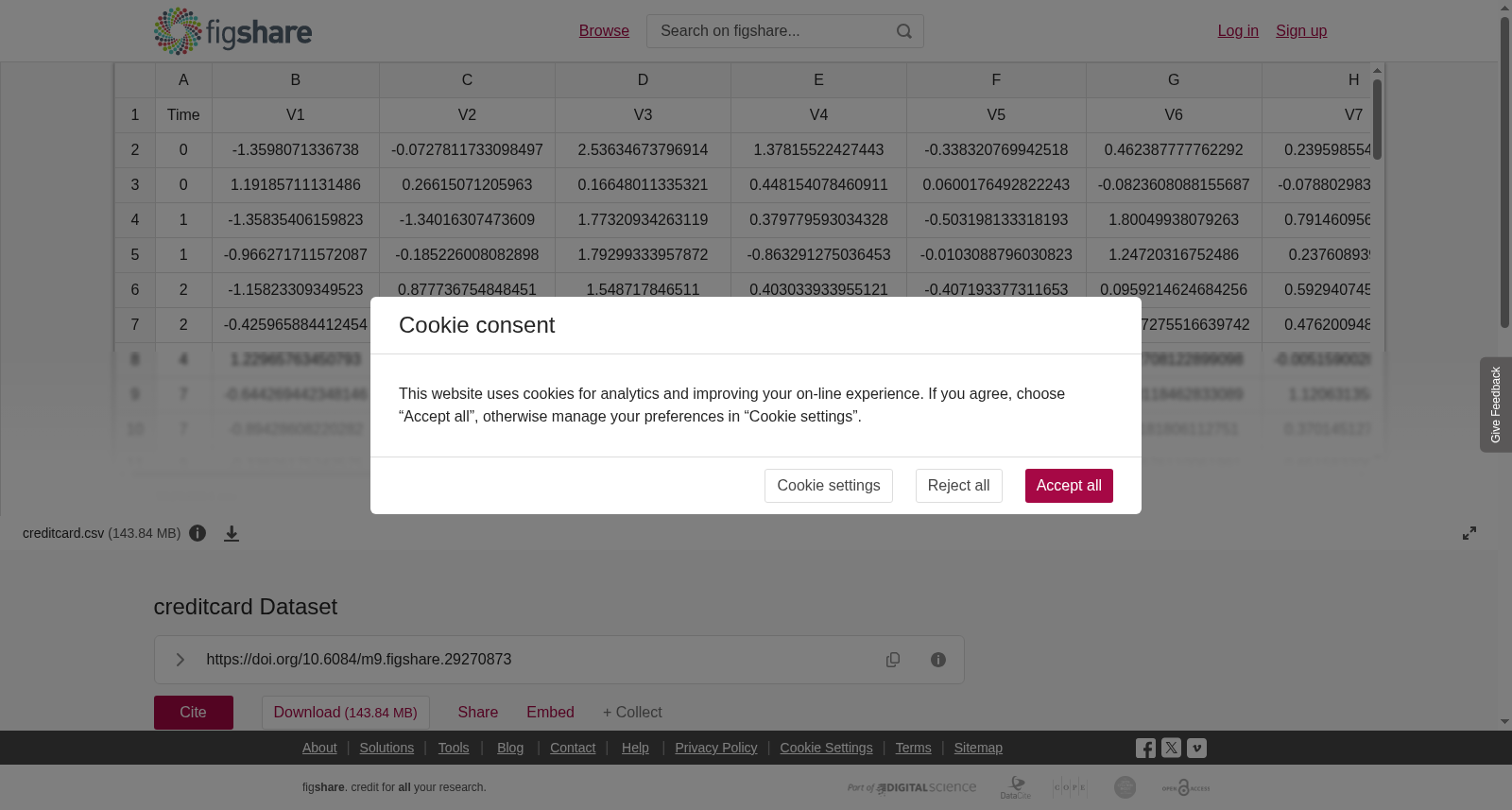 creditcard Dataset 数据集图片