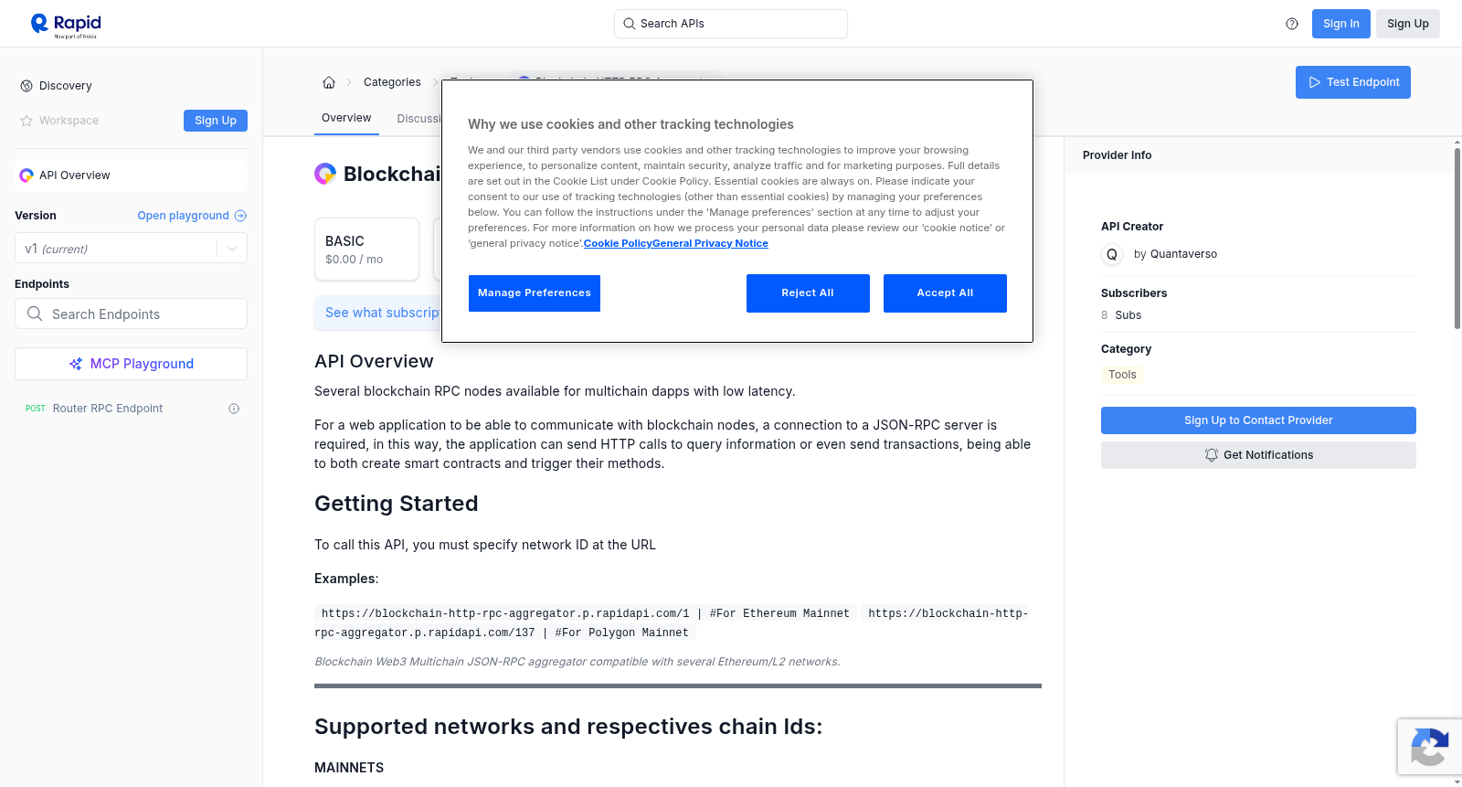 Blockchain HTTP RPC Aggregator 数据集图片