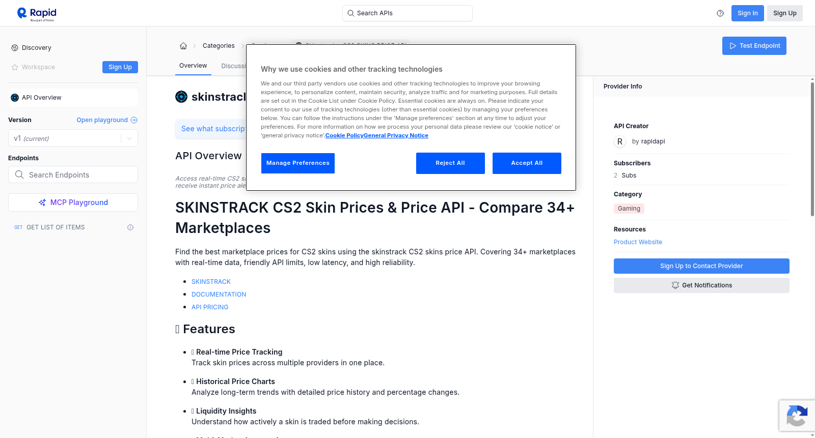 skinstrack - CS2 SKINS PRICE API 数据集图片