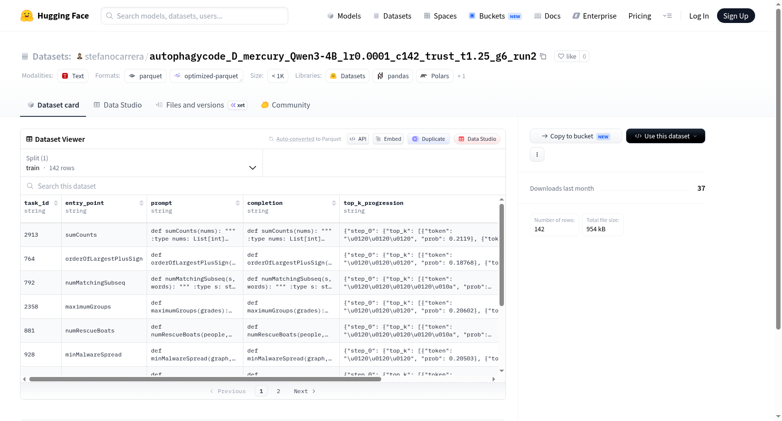 stefanocarrera/autophagycode_D_mercury_Qwen3-4B_lr0.0001_c142_trust_t1.25_g6_run2 数据集图片