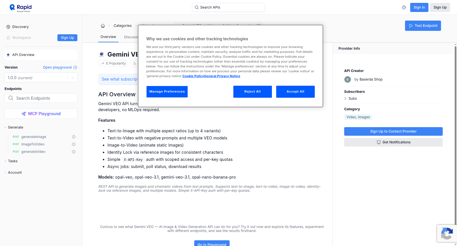 Gemini VEO — AI Image & Video Generation API 数据集图片