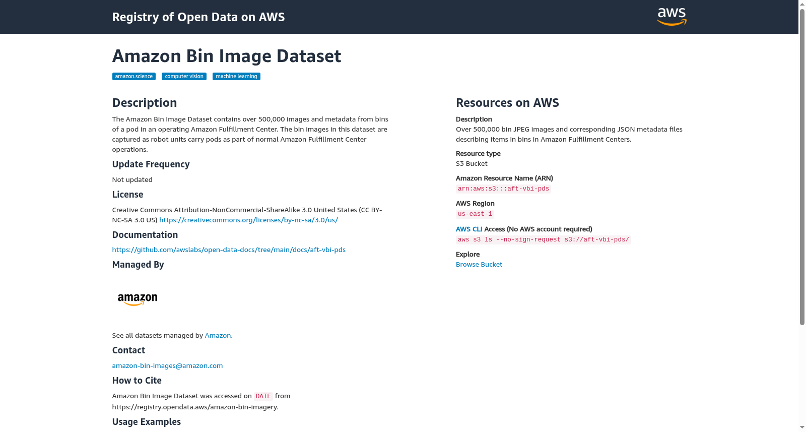 Amazon Bin Image Dataset 数据集图片