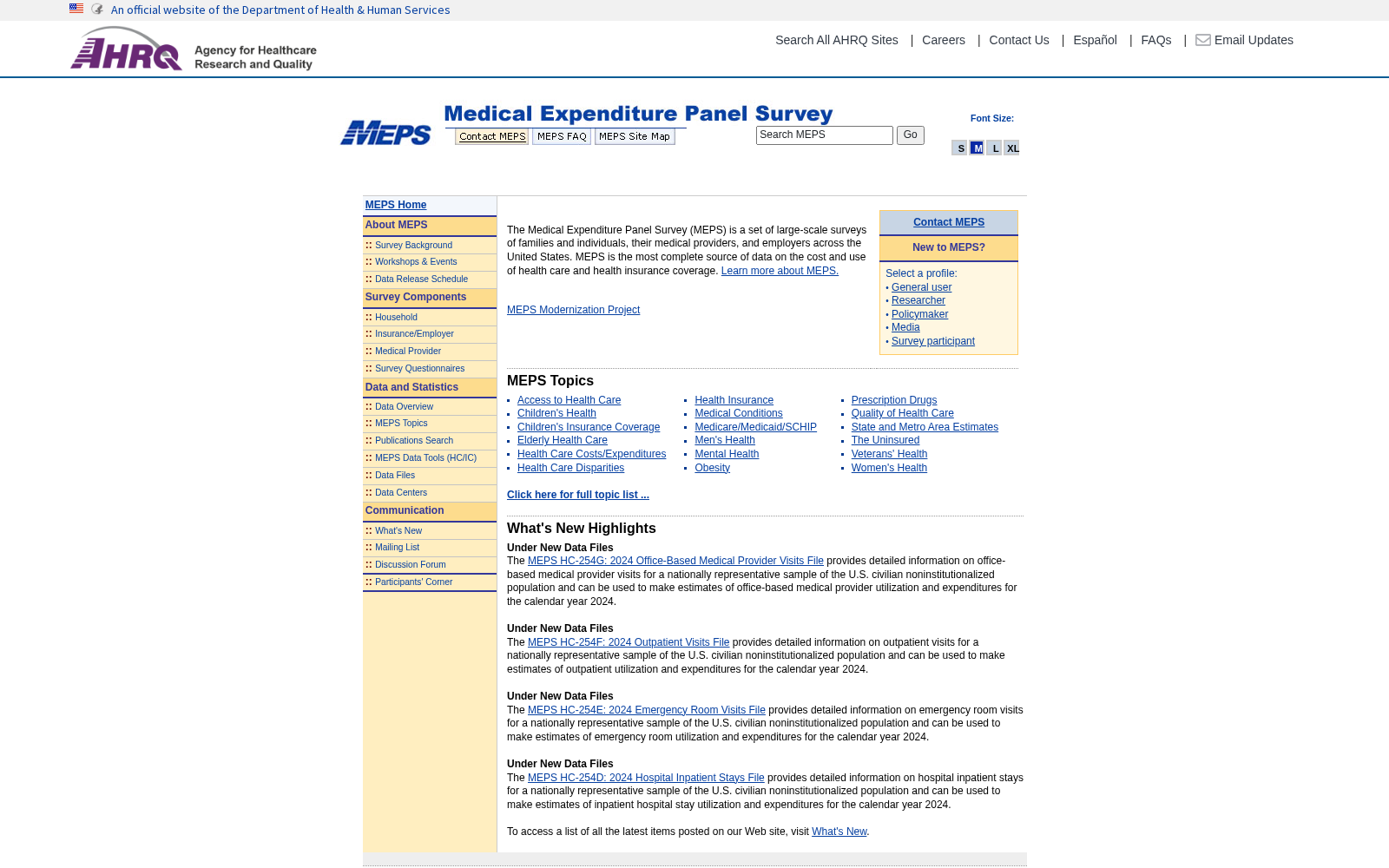 Medical Expenditure Panel Survey 数据集图片