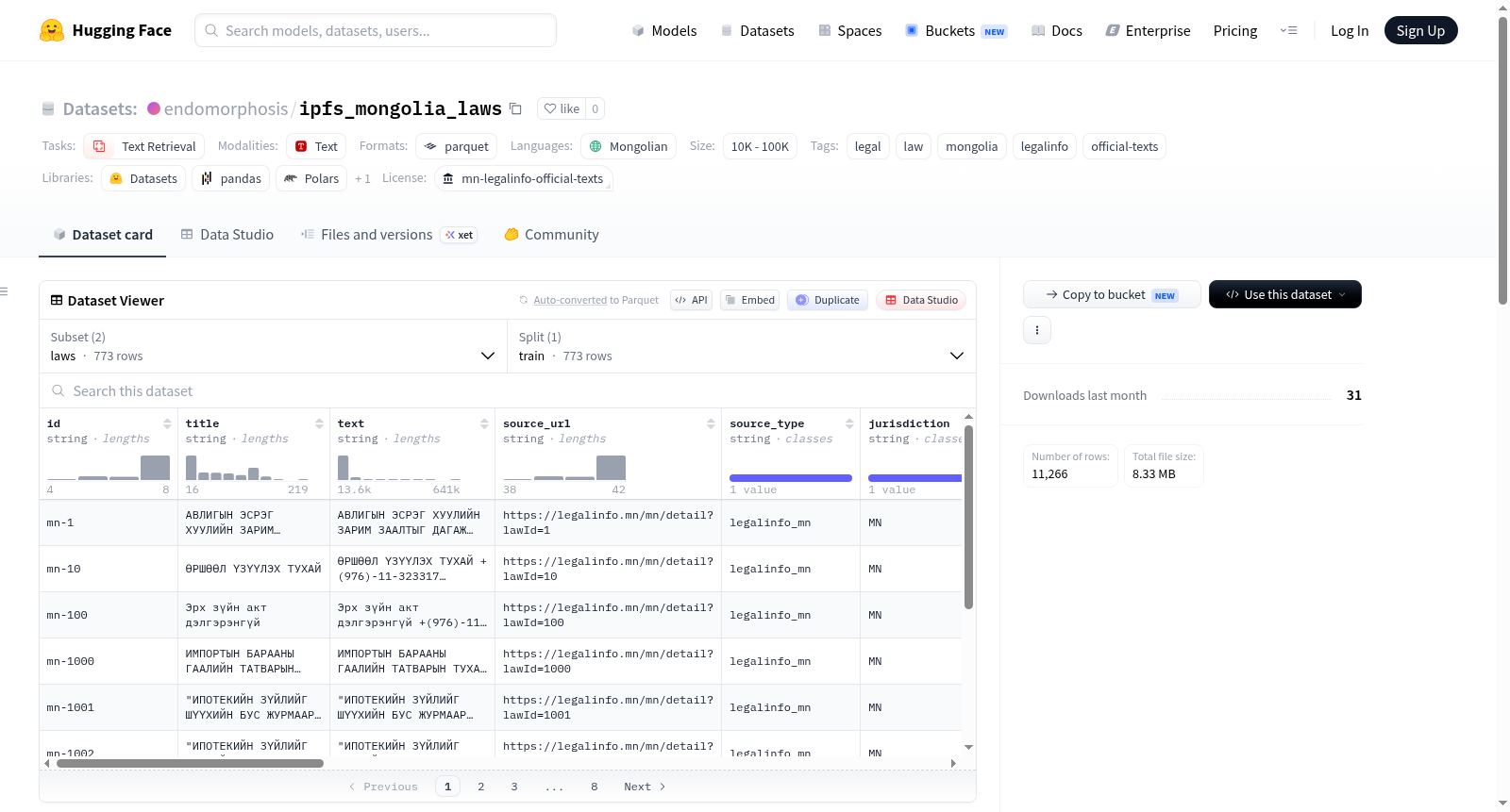 ipfs_mongolia_laws 数据集图片