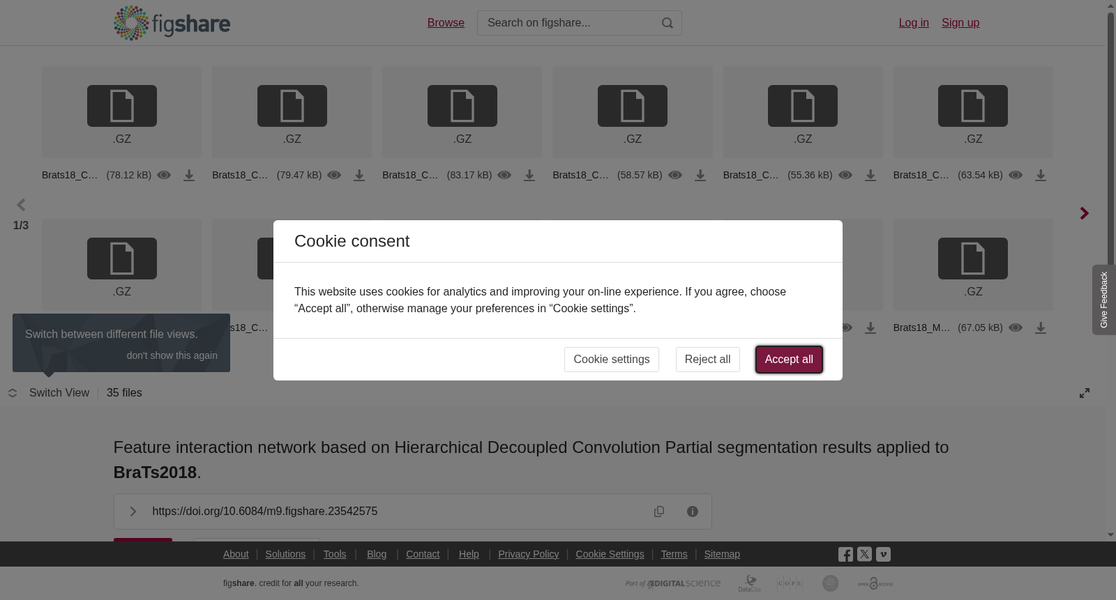 Feature interaction network based on Hierarchical Decoupled Convolution Partial segmentation results applied to <strong>BraTs2018</strong>. 数据集图片