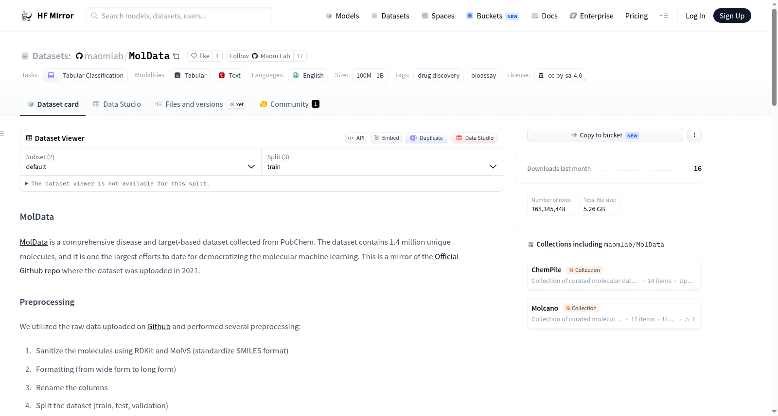 maomlab/MolData 数据集图片