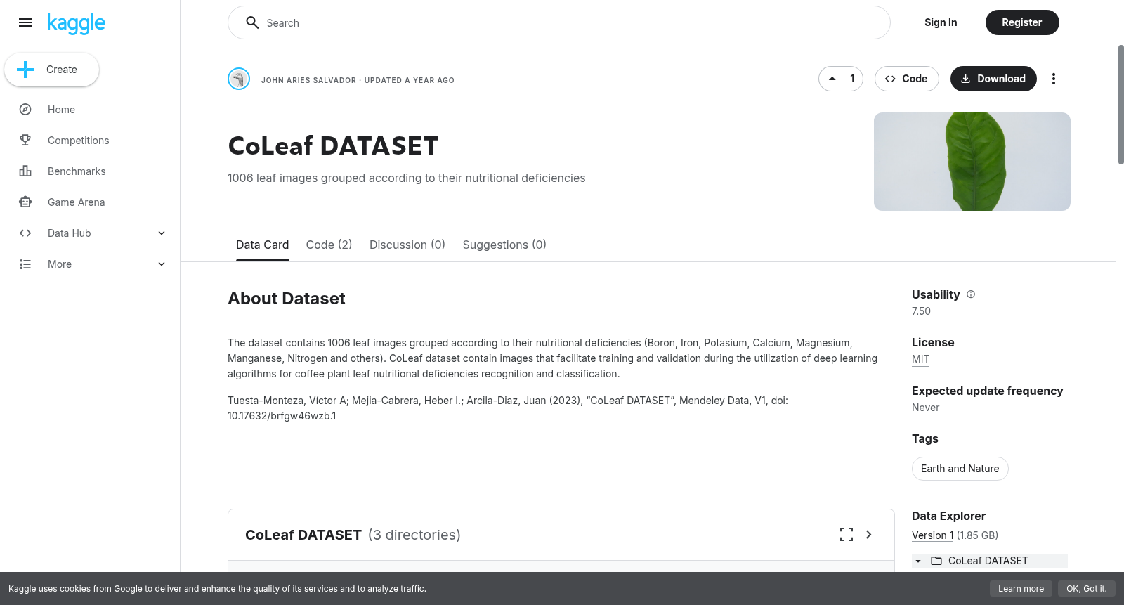 CoLeaf DATASET 数据集图片